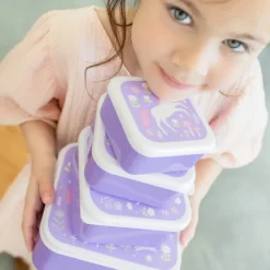 A Little Lovely Company Charlie Lunch & Snack Box unicorn dreams