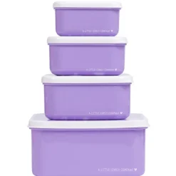 A Little Lovely Company Charlie Lunch & Snack Box unicorn dreams