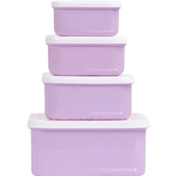 A Little Lovely Company Charlie Lunch & Snack Box flower garden