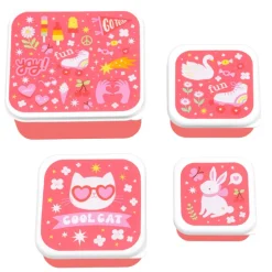 A Little Lovely Company Charlie Lunch & Snack Box fun