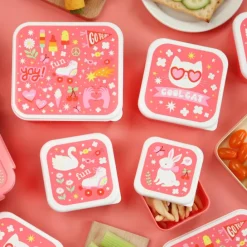 A Little Lovely Company Charlie Lunch & Snack Box fun