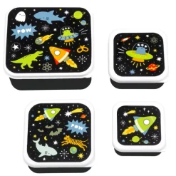 A Little Lovely Company Charlie Lunch & Snack Box galaxy