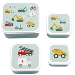A Little Lovely Company Charlie Lunch & Snack Box vehicles