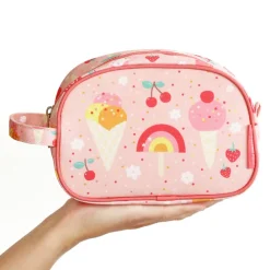 A Little Lovely Company Jules Toiletry Bag ice-cream