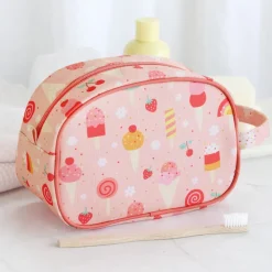 A Little Lovely Company Jules Toiletry Bag ice-cream