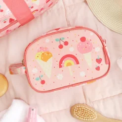 A Little Lovely Company Jules Toiletry Bag ice-cream