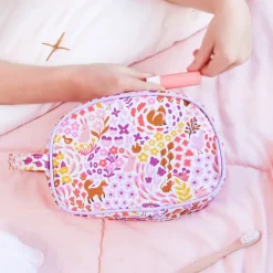 A Little Lovely Company Jules Toiletry Bag flower garden