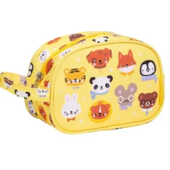 A Little Lovely Company Jules Toiletry Bag animal friends