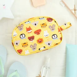 A Little Lovely Company Jules Toiletry Bag animal friends