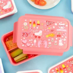 A Little Lovely Company Robin Bento Lunchbox fun