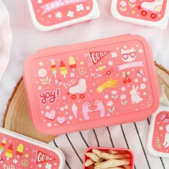 A Little Lovely Company Robin Bento Lunchbox fun
