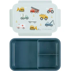 A Little Lovely Company Robin Bento Lunchbox vehicles