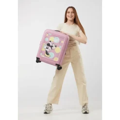 American Tourister Dashpop Disney Spinner 55 Expandable minnie bubbles