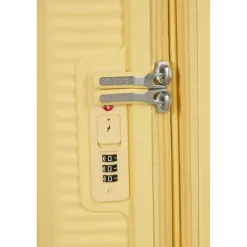 American Tourister Soundbox Spinner 67/24 TSA Expandable pastel yellow