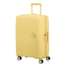 American Tourister Soundbox Spinner 67/24 TSA Expandable pastel yellow