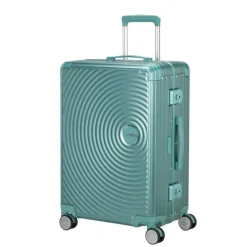 American Tourister Soundbox Aluminium Spinner 68 cm Expandable dusty turquoise