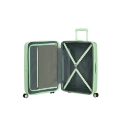 American Tourister Soundbox Spinner 67/24 TSA Expandable pastel green