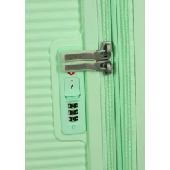 American Tourister Soundbox Spinner 67/24 TSA Expandable pastel green
