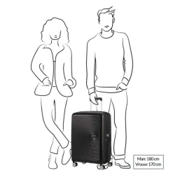 American Tourister Soundbox Spinner 67 Expandable midnight navy