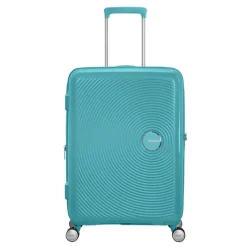 American Tourister Soundbox Spinner 67 Expandable turquoise tonic