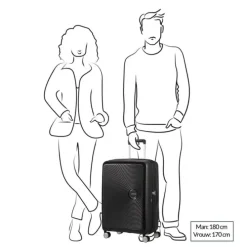 American Tourister Soundbox Spinner 67 Expandable turquoise tonic