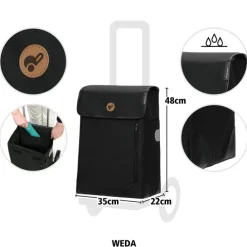 Andersen Scala Shopper Weda black