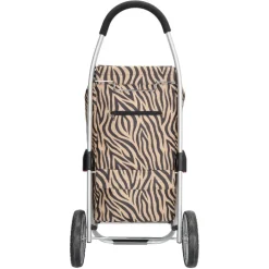 Beagles Alberic Shopping Trolley zebra brown