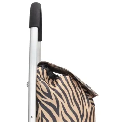 Beagles Alberic Shopping Trolley zebra brown