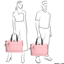 Beagles Originals Weekendtas Reistas Waterproof roze