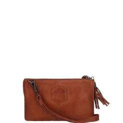 Bear Design Callisto Pelle Alessia Clutch cognac
