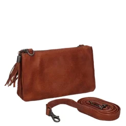 Bear Design Callisto Pelle Alessia Clutch cognac