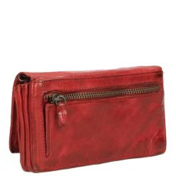 Bear Design Cow Lavato Dames Portemonnee 12cc red