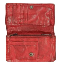 Bear Design Cow Lavato Dames Portemonnee 12cc red