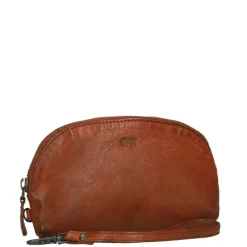 Bear Design Cow Lavato Make-Up Tasje cognac