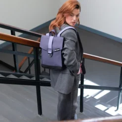 Bold Banana Envelope Mini Backpack cool grey-violet