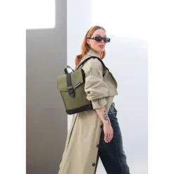 Bold Banana Envelope Mini Backpack green-black