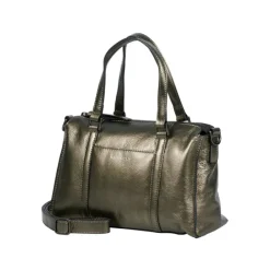 Burkely Creased Crystal Handbag gun metal