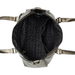 Burkely Creased Crystal Handbag gun metal