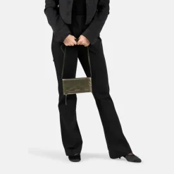 Burkely Creased Crystal Phone Bag gun metal