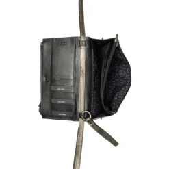 Burkely Creased Crystal Phone Bag gun metal