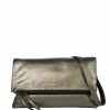 Burkely Creased Crystel Satchel Bag gun metal