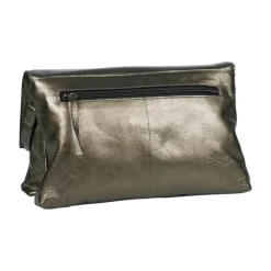 Burkely Creased Crystel Satchel Bag gun metal