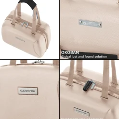 CarryOn Skyhopper 4-Delige Kofferset Beautycase/S/M/L champagne