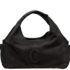 Chabo Suede Sophie Mini Shopper black
