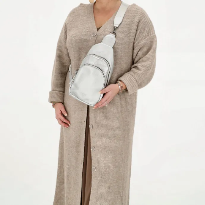 Charm London New York Slingbag silver