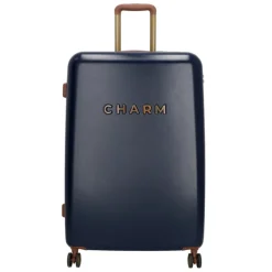 Charm London Travel Trolley Set blauw