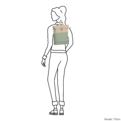 Daniel Ray Allentown Waterproof Rolltop Backpack S mintgreen/beige