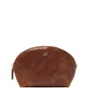 dR Amsterdam Milan Make-Up Bag cognac