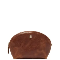 dR Amsterdam Milan Make-Up Bag cognac