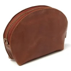 dR Amsterdam Milan Make-Up Bag cognac